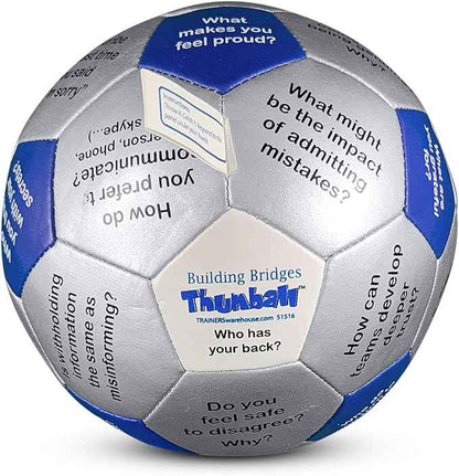 Trainers Warehouse 6" Thumball Collection, 32 Prompts for Conversation, Team Building, Relationship and Training