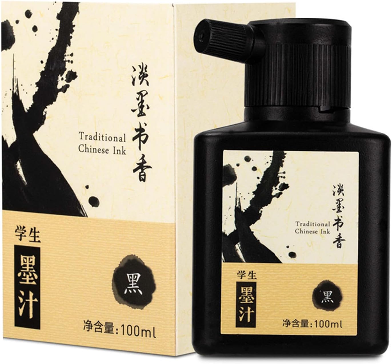 100 ML/3.5 OZ Calligraphy and Sumi Liquid Ink - Versatile Elegance for Chinese Traditional Art Works and Japanese Brush Art - Crafty Corner