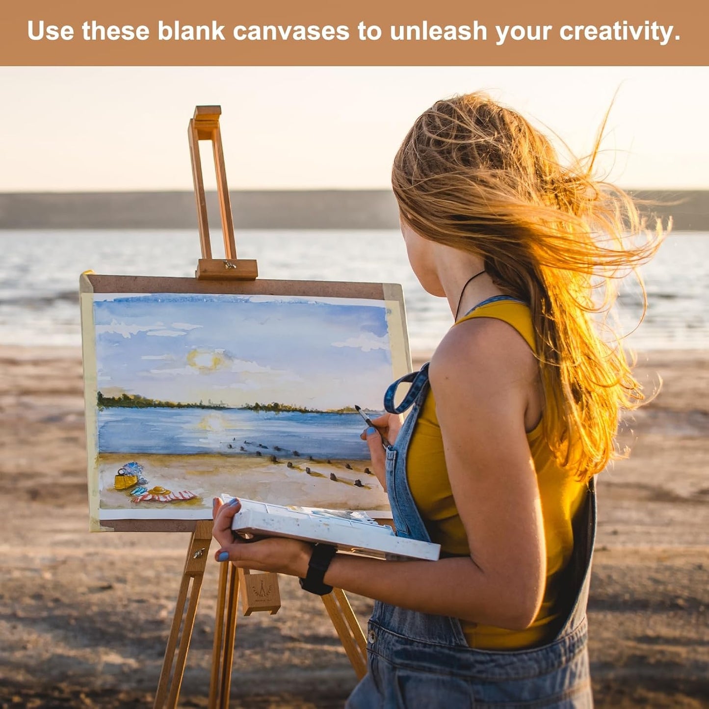 MECCANIXITY Canvas Boards for Painting, 4x6 Cotton Blank Primed Art Canvas Panels Acid-Free for Painting Supplies Oil Acrylic Tempera Watercolor Pouring Paint Artists(White, Pack of 10)