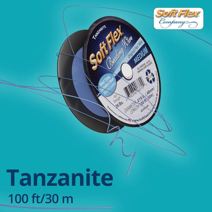 Soft Flex 49 Strand Beading Wire - Medium 0.19 Diameter - 100 Feet Nylon Design Wire - Crafty Corner