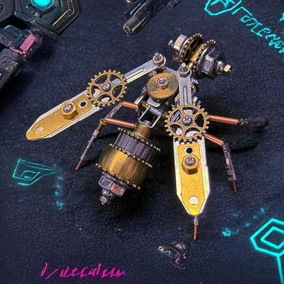 Mechanical Bee Model Insect 3D Steampunk Metal Puzzle Kits,Arts and Crafts Making Metal Building Kit,DIY Projects Building,Cool Birthday Gift,(Mechanical Bee A)