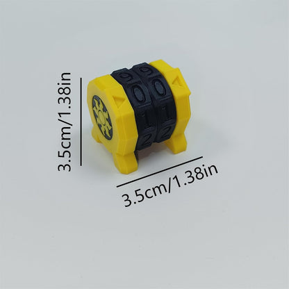 6PCS MTG Life Counter Set, 6 Terrain Types, 1.3 inch Gaming Tokens, Multi-Color