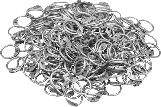 Lord of Battles 200G-1Kg Chainmail Loose Rings for Armor Crafting Perfect for DIY Chainmail Projects & Armor Repairs (Mild Steel, Round Rings with Dome Rivets, 9 mm 18 gauage)