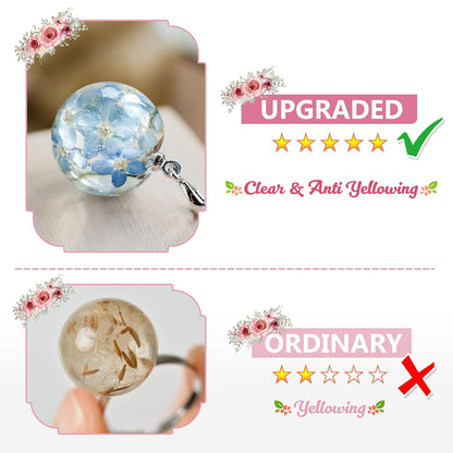 UV Resin-100g Upgraded Crystal Clear Hard Type UV Curing Premixed Epoxy Resin Starter Kit for Jewelry Making