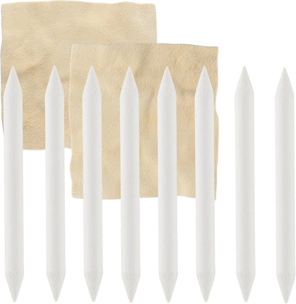 SoHo Urban Artist Blending Stumps & Chamois Tube – 8-Piece Set for Sketching, Shading & Blending