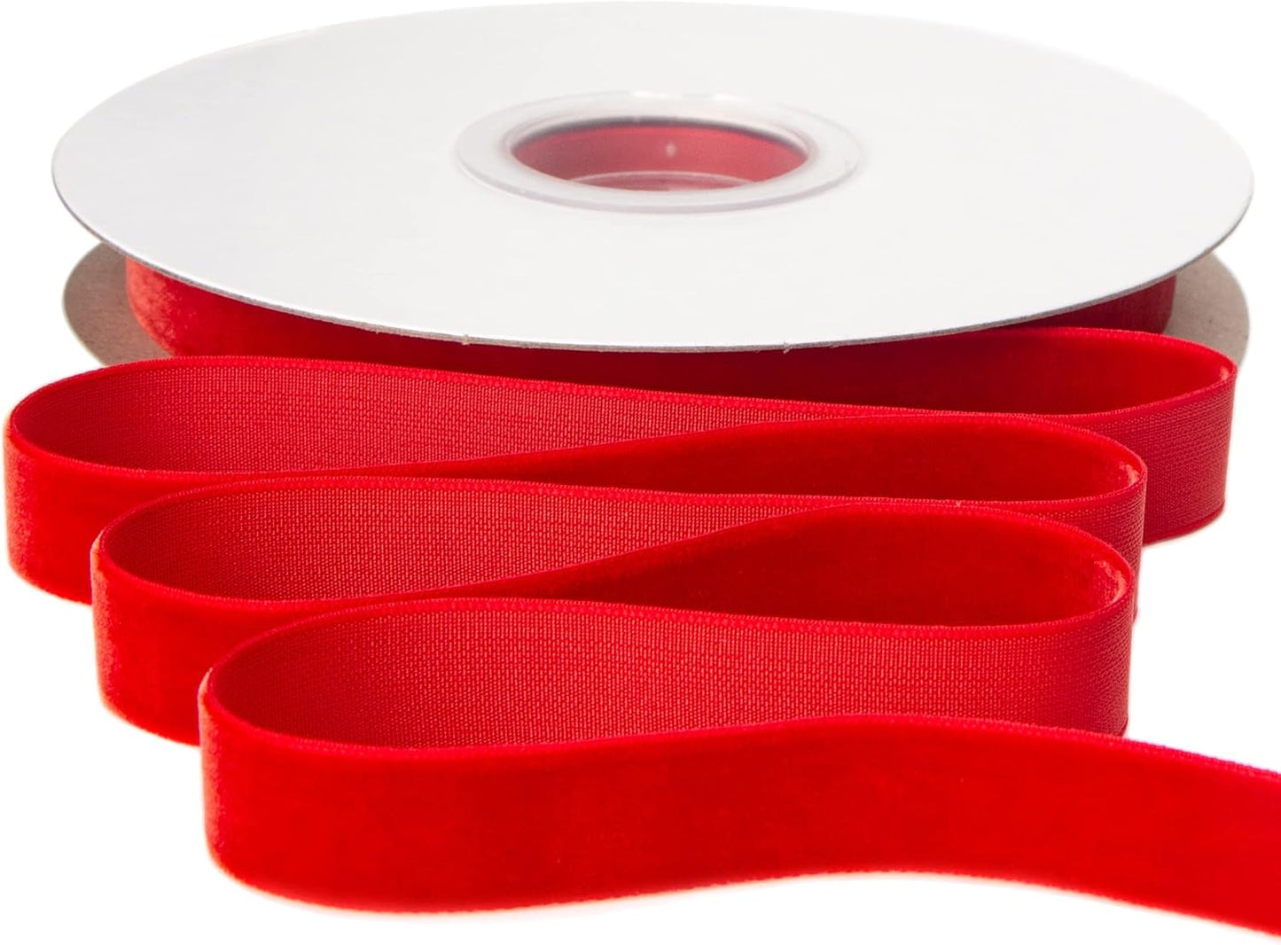 Ribbli Polyester Red Velvet Ribbon,5/8 Inches Continuous10-Yard Spool,Christmas Ribbon for Gift Wrapping,Floral Bouquets, Home Decor - Crafty Corner