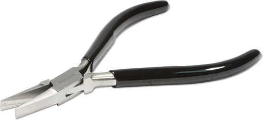 The Beadsmith Flat Nose Pliers – Extra Fine Tips – 4.5 inches (114mm) – PVC Grip Handle with Double Leaf Springs – Jewelry Making Tool for Creating Bracelets, Earrings and Necklaces - Crafty Corner