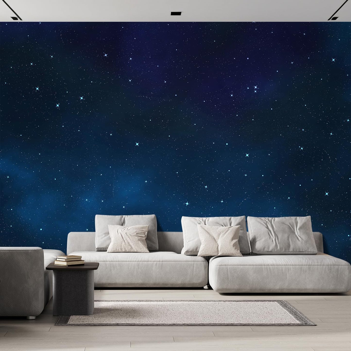 wall26 Large Wall Mural Beautiful Scenery of The Starry Night Self-Adhesive Vinyl Wallpaper Removable Wall Sticker - 108x168 inches