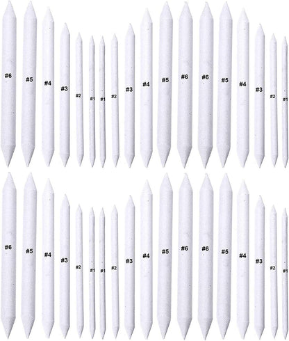 Cettkowns 36 Pieces Artist Blending Stump and Tortillion Art Blenders for Student Sketch Drawing