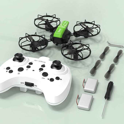 LE-IDEA Assembled Drone with Competition Model, RC Quadcopter with 3 Speed Modes Headless Mode, Mini Drone with Propeller Protection and 2 Batteries, Educational Aircraft for Adults Toys Gifts IDEA9