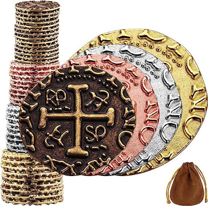 Large Metal Pirate Coins