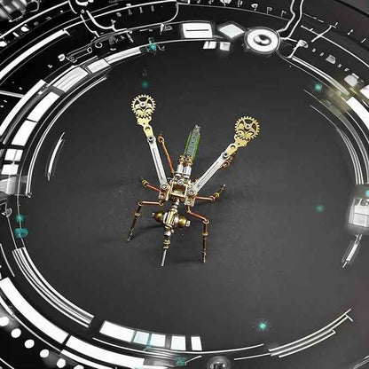 Mechanical 3D Steampunk Metal Puzzle Insects Mosquito Model Personalized Gifts Mind Relaxation Building Project Cool for Birthday (Mosquito)