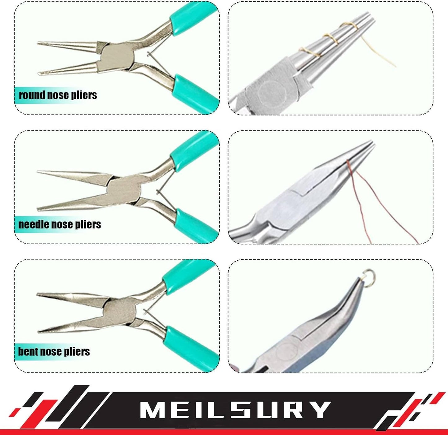 11-Piece jewelry pliers set,Jewelry-making plier tools with stainless steel jewelry tweezers for crafting,beading,and repairing - Crafty Corner