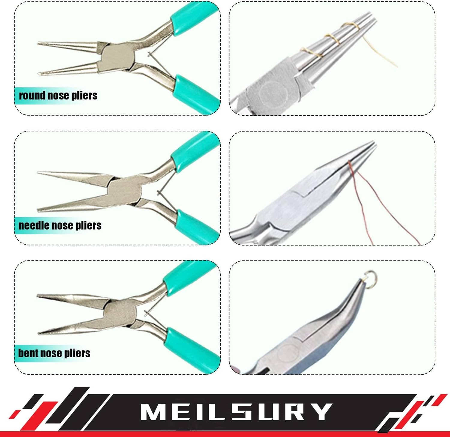 11-Piece jewelry pliers set,Jewelry-making plier tools with stainless steel jewelry tweezers for crafting,beading,and repairing - Crafty Corner