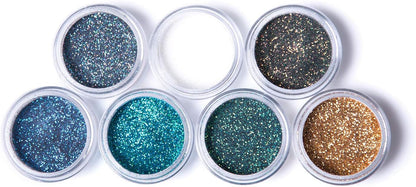 12 Pack 1 oz Plastic Container Jars with Lids Round Clear Travel Cosmetic Container Jars for Toiletries, Lotion, Cream, Ointments, Makeup, Rhinestone, Samples, Kitchen Storage (Clear)