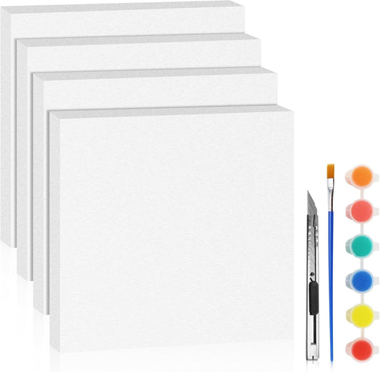 LuckyFoam White 4 Pack 12x12x1 inch Foam Sheets 1 Inch Thick Polystyrene Rectangles XPS Foam Board Craft for Insulating DIY Modeling Art Supplies - Crafty Corner