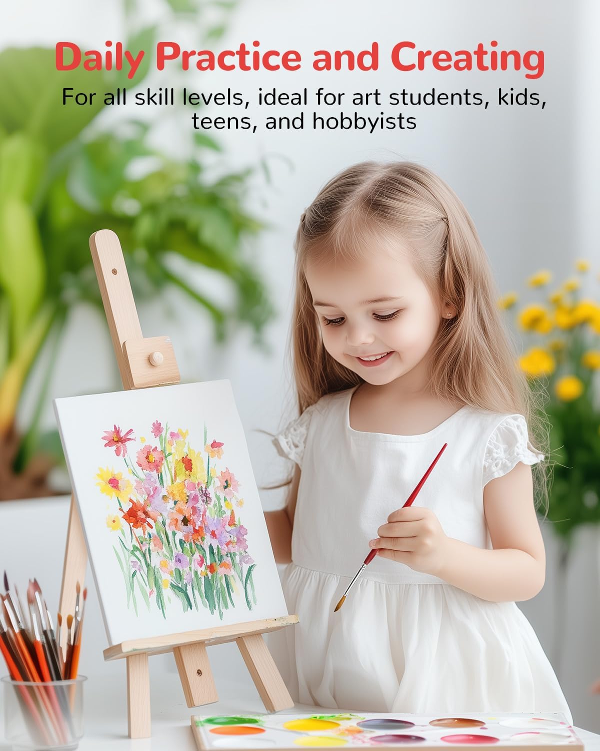 Canvas Boards for Painting - 72 Pack, 8x10 Inch Panels, 100% Cotton White Blank Canvas Art Supplies for Acrylics, Oil, Watercolor, Tempera Paints