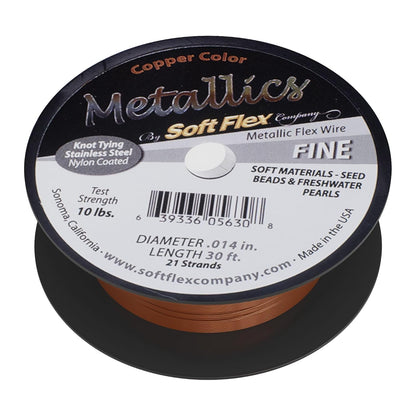 Soft Flex 21 Strand Beading Wire - Fine 0.14 Diameter - 30 Feet Design Wire - Crafty Corner