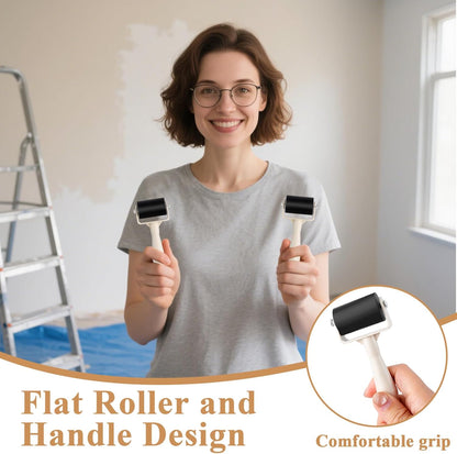 Supkiir 20Pcs Rubber Brayer Roller, 1.4Inch Ink Roller for Crafting, Anti Skid Glue Roller Applicator Printmaking Supplies for DIY Wallpapers Stamping Scrapbooks