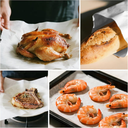 Precut POP UP Deli Paper Sheet Pack of 200, Interfolded Heavy Paper for Food Wrap and Serving (12" x 10-1/2", White）