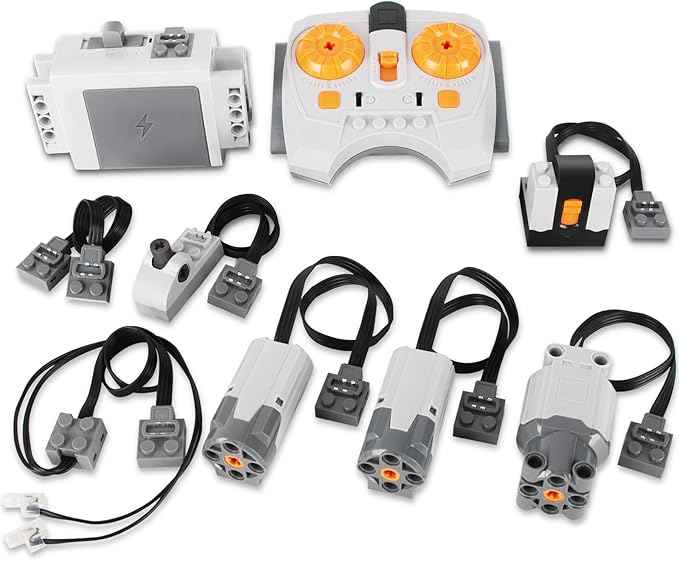 WEERSHUN 9-in-1 Motor Kit Compatible with Most Stud Building Blocks, Motor Set with Powerful Motors, Advanced Remote Control, Wide Compatibility