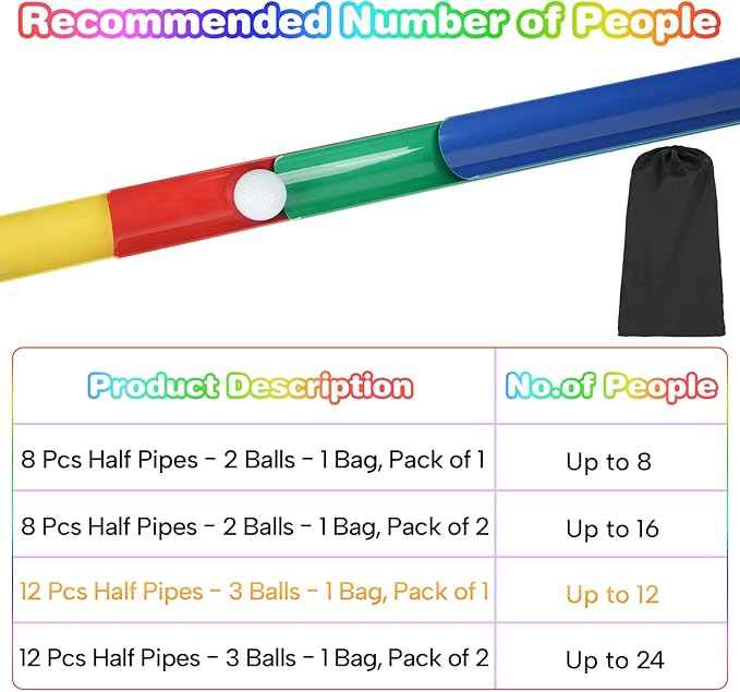 Team Building Games Activities, Pipeline Kit Group Games, Ice Breaker, Teamwork Games, Field Day Outdoor Youth Sports