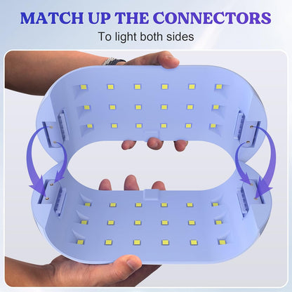 LET'S RESIN UV Light Advanced,Two-Sided Longer time Setting(2m,3m,5m) UV Resin Light with 36 LED Beads, Large Size UV Lamp for Resin Curing,Resin Molds,DIY Craft Decor(Own Design Patent) - Crafty Corner