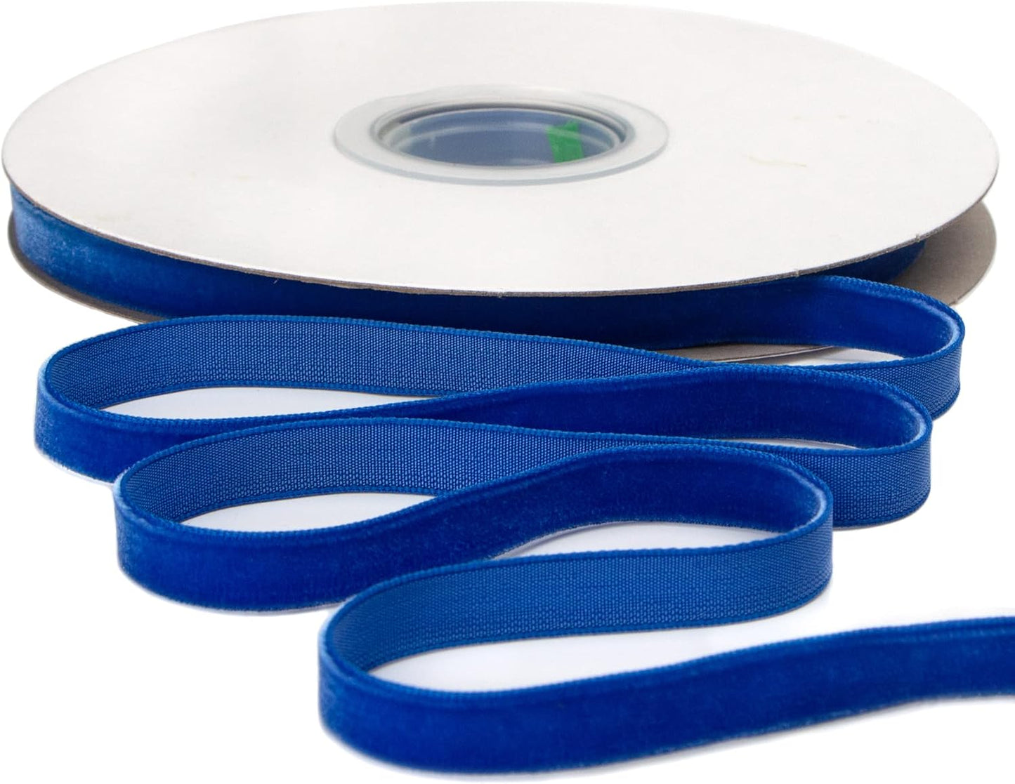 Ribbli Polyester Royal Blue Velvet Ribbon,3/8 Inches Continuous10-Yard Spool,Christmas Ribbon for Gift Wrapping,Floral Bouquets, Home Decor - Crafty Corner