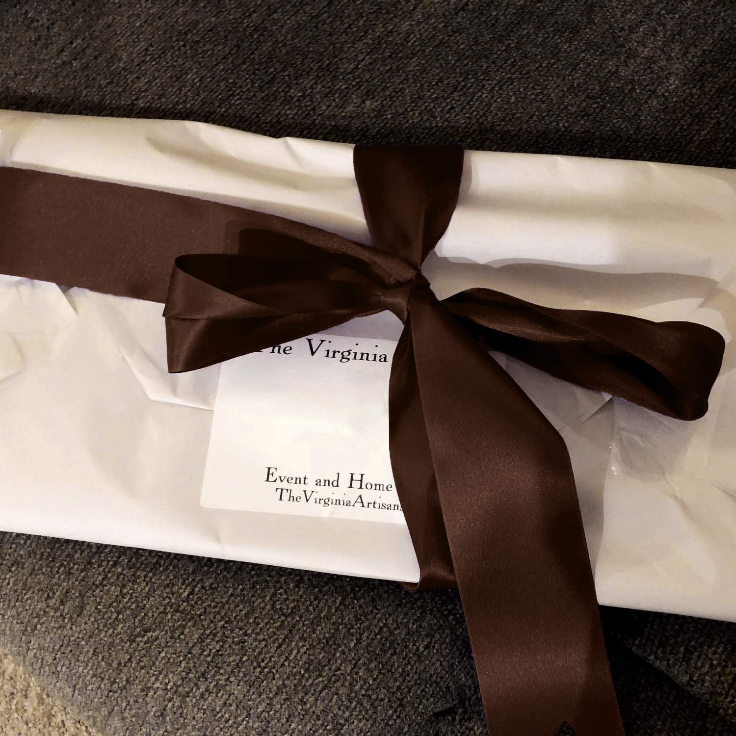 Humphrey's Craft 1-1/2 Inch Brown Double Faced Satin Ribbon - 25 Yards Variety of Color for Crafts Gift Wrapping DIY Bows Bouquet Decoration Sewing Christmas Tree Wedding and Invitation Card. - Crafty Corner
