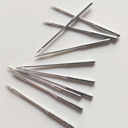 HONEYSEW 10PCS SLX75 SY2054 Organ Serger Overlock Sewing Machine Needle for Singer 14U Sharp (SY2054 90/14)