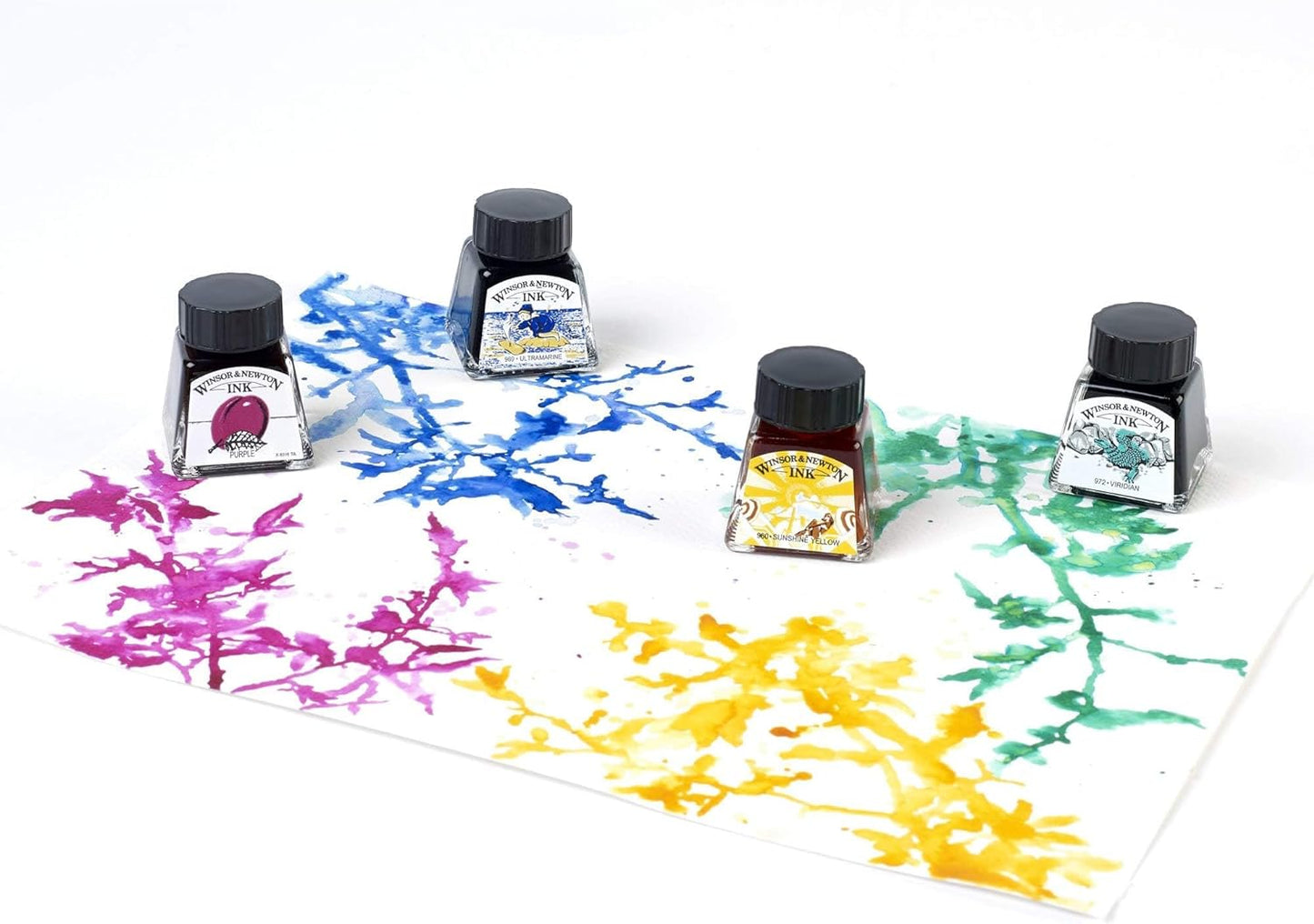 Winsor & Newton, Gold Drawing Ink, 14ml Bottle - Crafty Corner