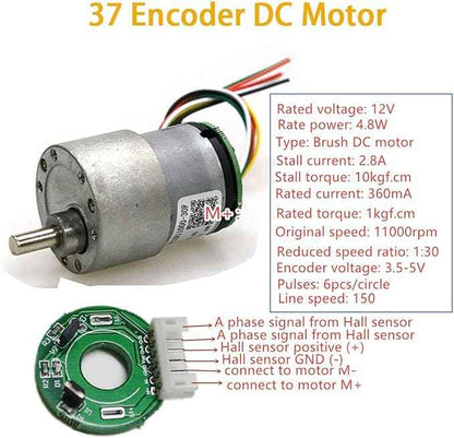 Mecanum Wheel 4wd Metal Robot Car Chassis Control Learning Kit for Arduino Raspberry Pie Microbit with DC Encoder Motor, DIY Steam AGV ROS AI Move Education Platform Robotic Functional Model Silver