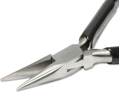 The Beadsmith Chain Nose Pliers – Extra Fine Tips – 4.5 inches (114mm) – PVC Grip Handle with Double Leaf Springs – Jewelry Making Tool for Creating Bracelets, Earrings and Necklaces - Crafty Corner