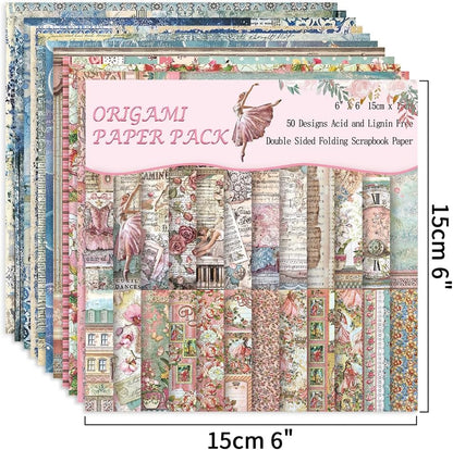 Origami Paper Kit 100 Sheets 70GSM 6 Inch Square Double Sided Color 100 Vivid Solid Colors for Hand Crafts Origami Paper Arts Creativity.Sweet Flower Fairy - Crafty Corner