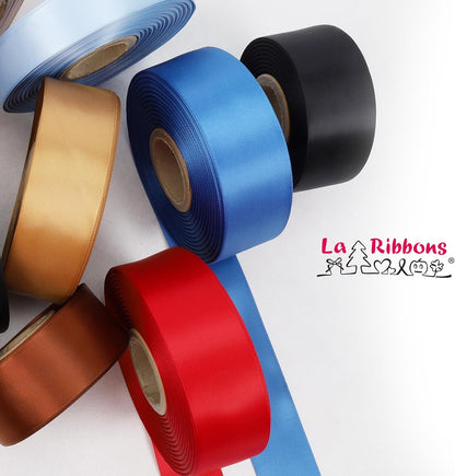 LaRibbons 3/8 Inch 50 Yard Double Faced Satin Ribbon,Red Small Satin Craft Fabric Ribbon for Gift Wrapping Floral Bouquets Wedding Party Decoration - Crafty Corner