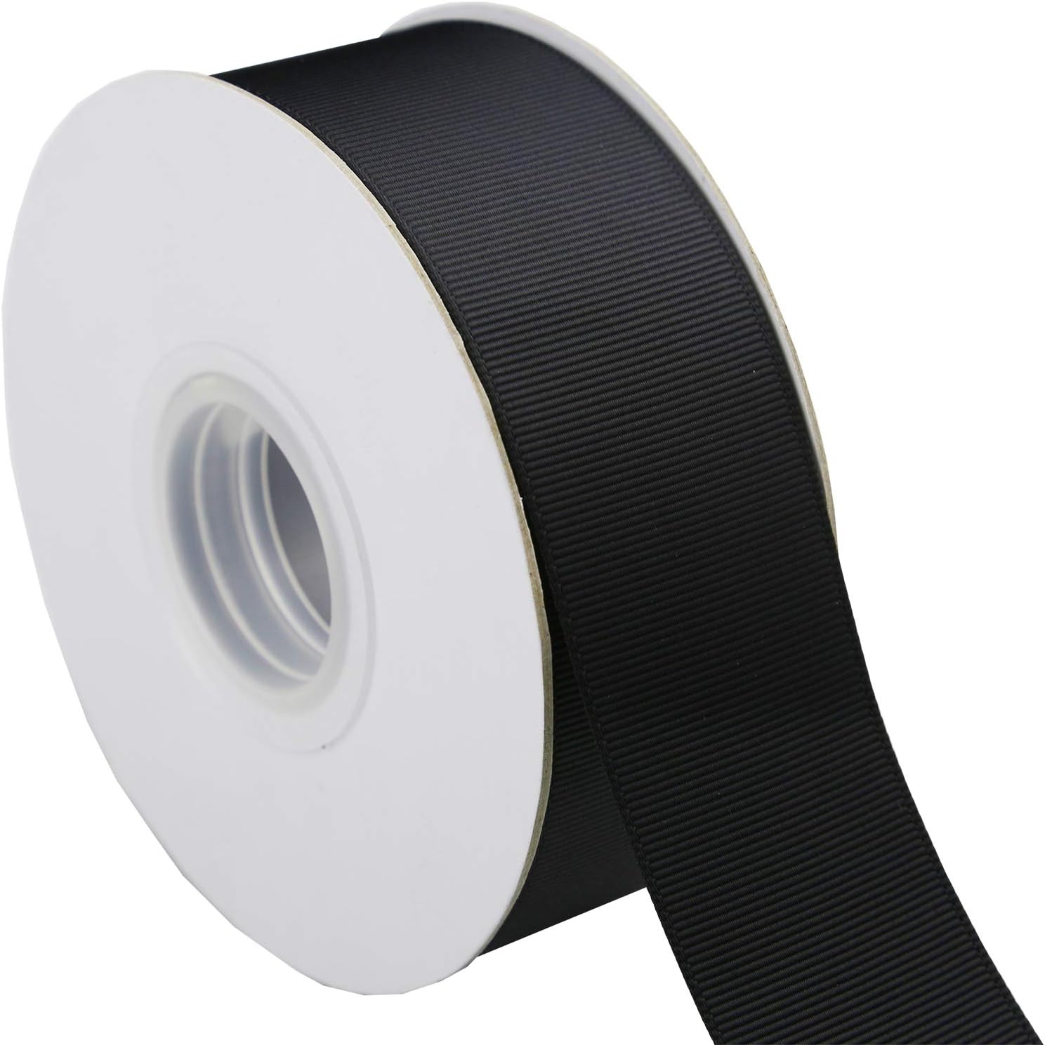 ITIsparkle 11/2" Inch Grosgrain Ribbon 25 Yards-Roll Set for Gift Wrapping Cake Decoration Party Favor Hair Braids Hair Bow Baby Shower Decoration Floral Arrangement Craft Supplies, Black Ribbon - Crafty Corner