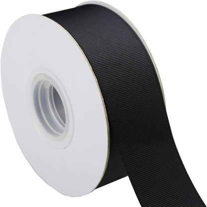 ITIsparkle 11/2" Inch Grosgrain Ribbon 25 Yards-Roll Set for Gift Wrapping Cake Decoration Party Favor Hair Braids Hair Bow Baby Shower Decoration Floral Arrangement Craft Supplies, Black Ribbon - Crafty Corner