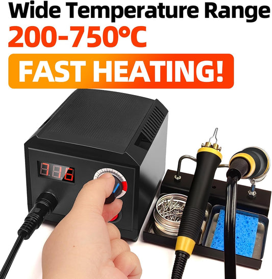 Wood Burning Tool, Wood Burner kit Pen 200~750℃, Wood Burning kit with Digital Thermometer Temperature Adjustable Temperature, 2 pyrographic Wood Burning pens, 36 Wood Burning Pen Tips - Crafty Corner