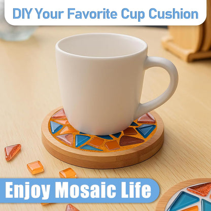 Mosaic Crystal Grout, Mosaics Tile Tools, Mosaic Tile Accessories – Essential for Handmade Grouting and Perfect for DIY Craft Projects (Orange, 4.5oz)