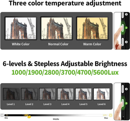 Zocelight Rechargeable A3 Tracing Light Box with Padded Case,Diamond Art Light Board with 4 Magnets,Wireless Light Pad for Diamond Painting,Ultra Bright Light Table for Drawing, Sketching(Black)