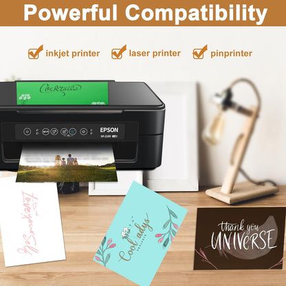 40 Sheets Coffee Shimmer Cardstock 8.5 x 11 Crafts Paper, 75lb Thick Dark Brown Card Stock for DIY Cards, Greeting Cards,Wedding Invitations, Birthday
