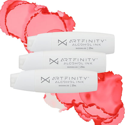 Alcohol Inks 3 Pack - Vibrant, Professional, Dye-Based Alcohol Inks for Artfinity Alcohol Markers, Artists, Drawing, & More! - Bazooka Joe R1-3