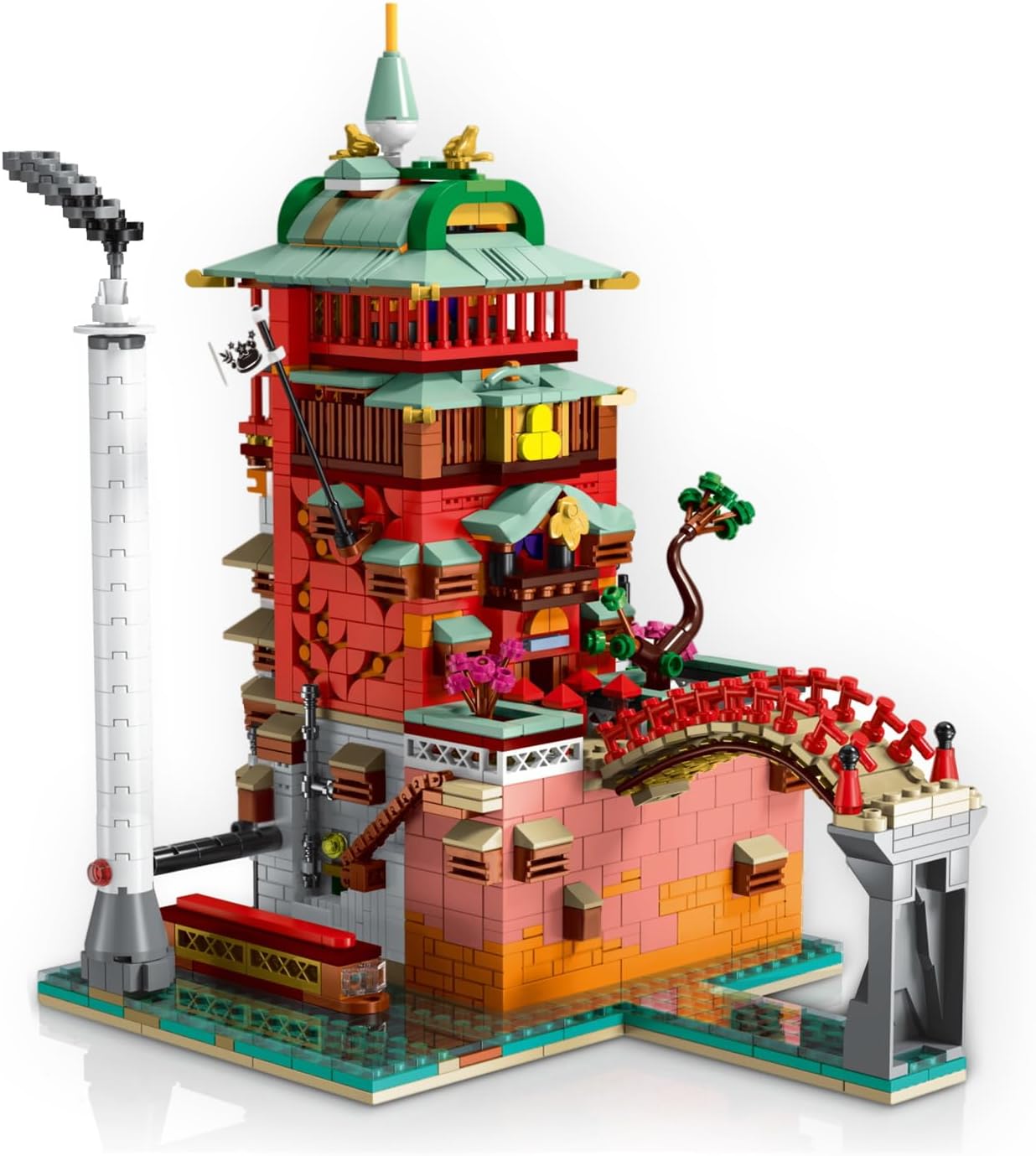 Flowers Japanese Castle House Building Kit Compatible with Lego Sets for adutls,Creator Architecture Building Model Set for Girls 8-14 Years Up Movie Lover 1826 pcs - Crafty Corner