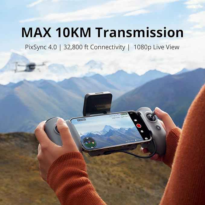 Potensic ATOM 2 Drone with Camera for Adults 4K HDR Video, 8K Photo, Under 249g, 3-Axis Gimbal, 10KM Transmission, AI Track, Vertical Shooting, AI Night Shot, QuickShots, Standard Kit (32-Min Flight)