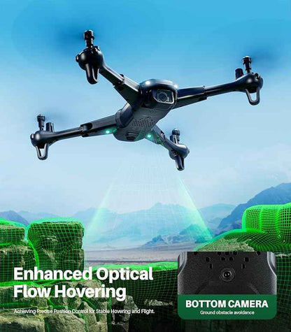 SYMA Drone with Camera for Adults, X710W FPV HD 1080P Camera Drone for Beginners, Foldable Quadcopter Toys Gifts with Optical Flow Positioning, Tap Fly, Headless Mode, 24Mins Long Flight Time
