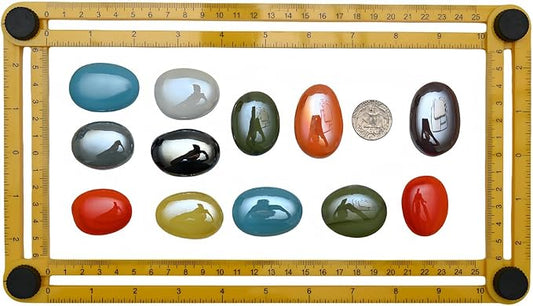 Mosaic Tiles Stained Glass, Textured Glass Mosaic Making with Handmade for DIY Art Crafts，Home Decorations - Flat Glass Beads Shape About 10Pcs 190G(0.42LB)