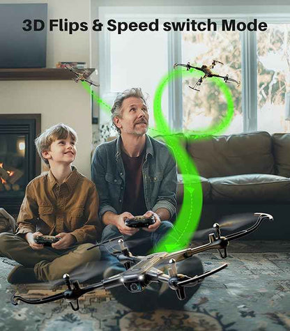 SYMA Drone with Camera for Adults, X710W FPV HD 1080P Camera Drone for Beginners, Foldable Quadcopter Toys Gifts with Optical Flow Positioning, Tap Fly, Headless Mode, 24Mins Long Flight Time