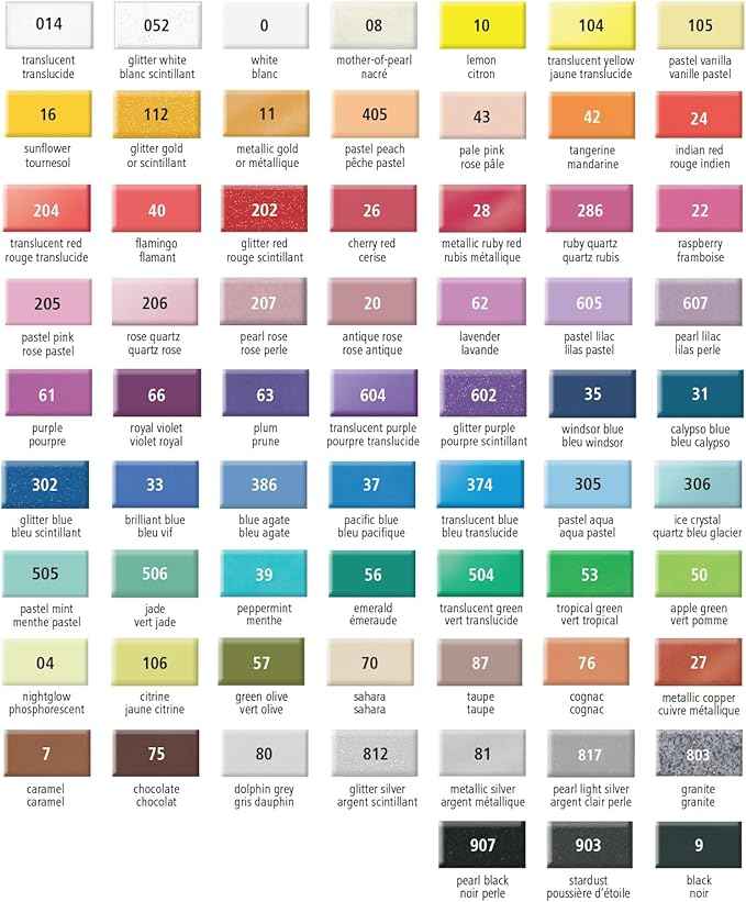 STAEDTLER FIMO Soft Polymer Clay - Oven Bake Clay for Jewelry, Sculpting, Crafting, 66 Pieces, Assorted Colors, 8023 C66-1