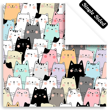 24 Sheets 12 Designs Scrapbook Paper Pad,6"×6” Single-Sided Decopodge Craft Cardstock Paper,Christmas Scrapbooking DIY Decorative Background Cardmaking Supplies.Cat's Life - Crafty Corner