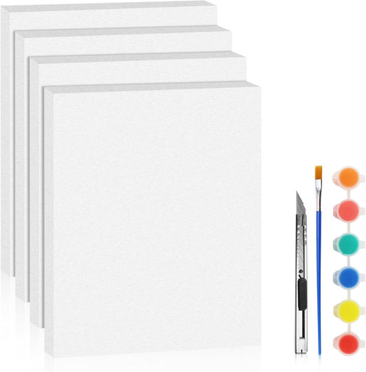 LuckyFoam White 4 Pack 15x12x1 inch Foam Sheets 1 Inch Thick Polystyrene Rectangles XPS Foam Board Craft for Insulating DIY Modeling Art Supplies - Crafty Corner
